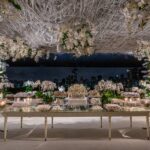 Mesa Aparadora Patina com Vidro