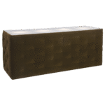 Balcão Butonê Veludo Marrom com Tampo Acrílico