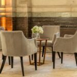 Poltrona Tania Camurça Cinza