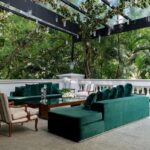 Sofá Cipriani Capa Veludo Verde