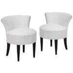 Poltrona Mignon Camurça Branco(a)