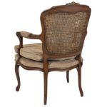 Poltrona Luis XV Veludo Andorra Bege