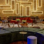 Pufe Tamborete Capa Veludo Andorra Cinza