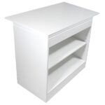 Carrinho Bebida Branco com Tampo Branco