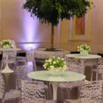 Bistrô Sari Branco com Tampo Vidro Branco