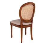 Cadeira Leopoldina com Assento Linho Palha