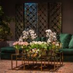 Mesa de Doces Chapelle com Vidro Fumê