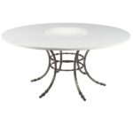 Tampo Laca com Furo e Bacia com Base Bambu