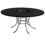 Tampo Laca com Furo e Bacia com Base Bambu