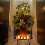 Tampo Tabaco com Base Trapézio Ferro Envelhecido