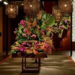 Tampo Madeira de Demolição com Base Cubo Cobre