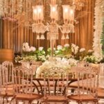 Tampo Espelho Bronze com Base Bambu Ferro Cinza