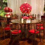 Tampo Espelho Bronze com Base Bambu Ferro Cinza