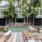 Balcão/Bar Frente Treliça Ferro Envelhecido