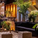 Sofá Chesterfield Veludo Preto