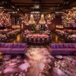 Sofá Manoela Veludo Rosa Bois de Rose (02 módulos curvos + 01 reto)