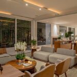 Sofá Loft Veludo Cinza