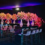 Banqueta Renda Cristal