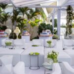 Mesa Ana Eliza Prata com Tampo Espelho