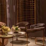 Poltrona Gucci com Capa Veludo Eros Cinza