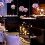 Mesa Dubai Centro Prata com Tampo Mármore Preto -  Pequena