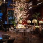 Banqueta Renda Cristal