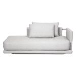 Sofá Milão Linho Cinza Mesclado (módulo esquerdo + direito)