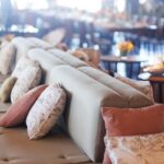 Banco Ilha com Encosto Central