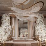 Genuflexório Estilo Barroco Pátina Dourada - Par