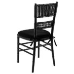 Cadeira Itália Ônix Encosto Palha