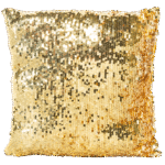 Almofada Paetê Ouro