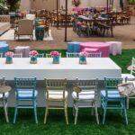 Cadeira Itália Mini Acrílico Azul