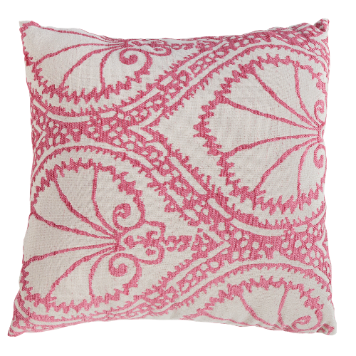 Almofada Adamascado Rosa