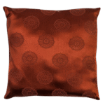 Almofada Cetim Terracota com Desenho Mandala