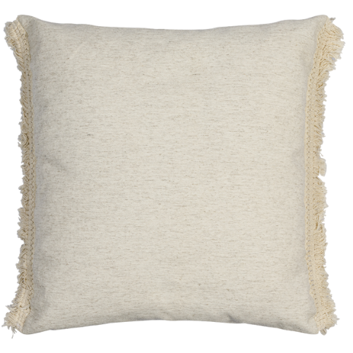 Almofada Linho Cru (Com Franjas Laterais) 0,50l x 0,50p