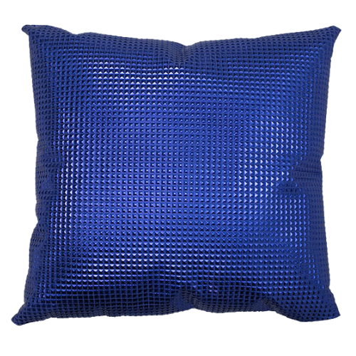 Almofada Vinil Queops Azul Royal 0.40l X 0.40p