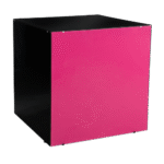 Aparador Cubo em Vidro Colorido