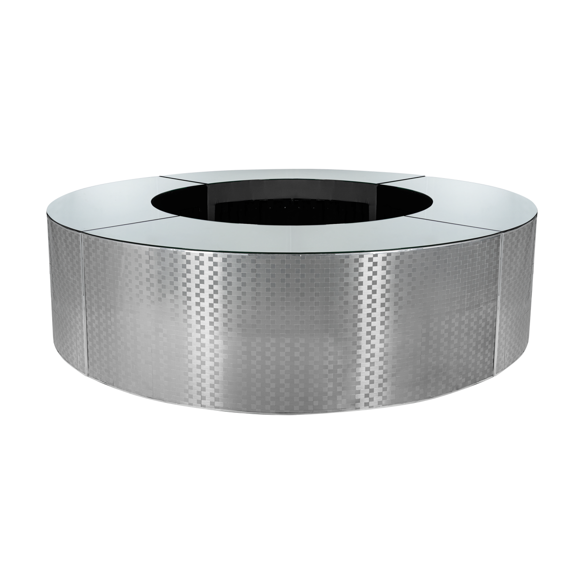 Balcão Bar Platinum Redondo com Tampo Espelho