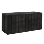 Balcão com Vivo e Tampo Vidro Preto