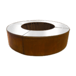 Balcão/Bar Ferro Envelhecido Redondo