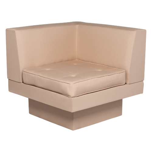 Banco Futon 0,80 x 0,80 com Encosto L