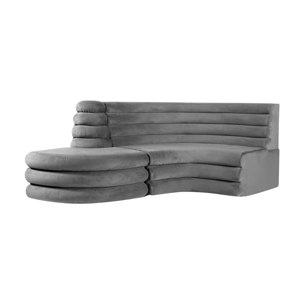 Banco Riviera 1,16 x 0,80 x 0,93h (Módulo Quina) + Banco Riviera 2,04 x 0,80 x 0,93h (Módulo Curvo)