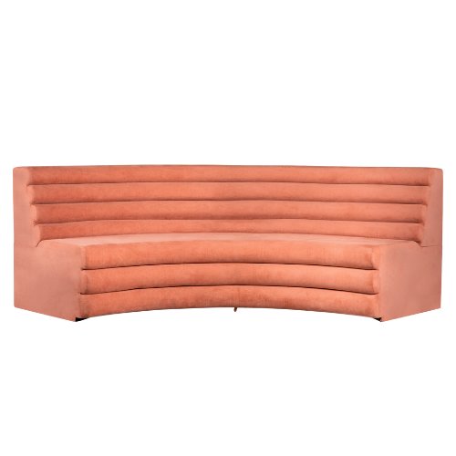 Banco Riviera 2.84l X 0.93a X 0.80p Modulo Curvo