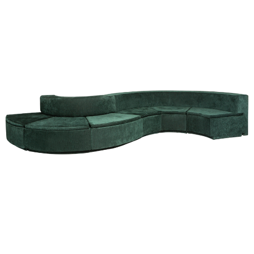 Banco S com Encosto Curvo - 4,73 x 2,06