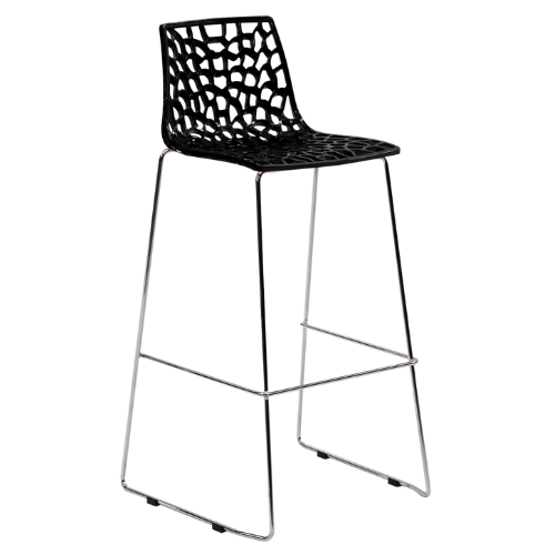 Banqueta Renda Preto(a) 0.40l X 0.90a X 0.40p