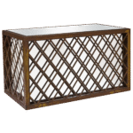 Balcão/Bar Frente Treliça Ferro Envelhecido