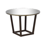 Base Trapézio Ferro Envelhecido com Tampo Espelho