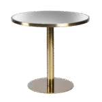 Bistrô Dubai Baixo Ouro com Tampo Espelho