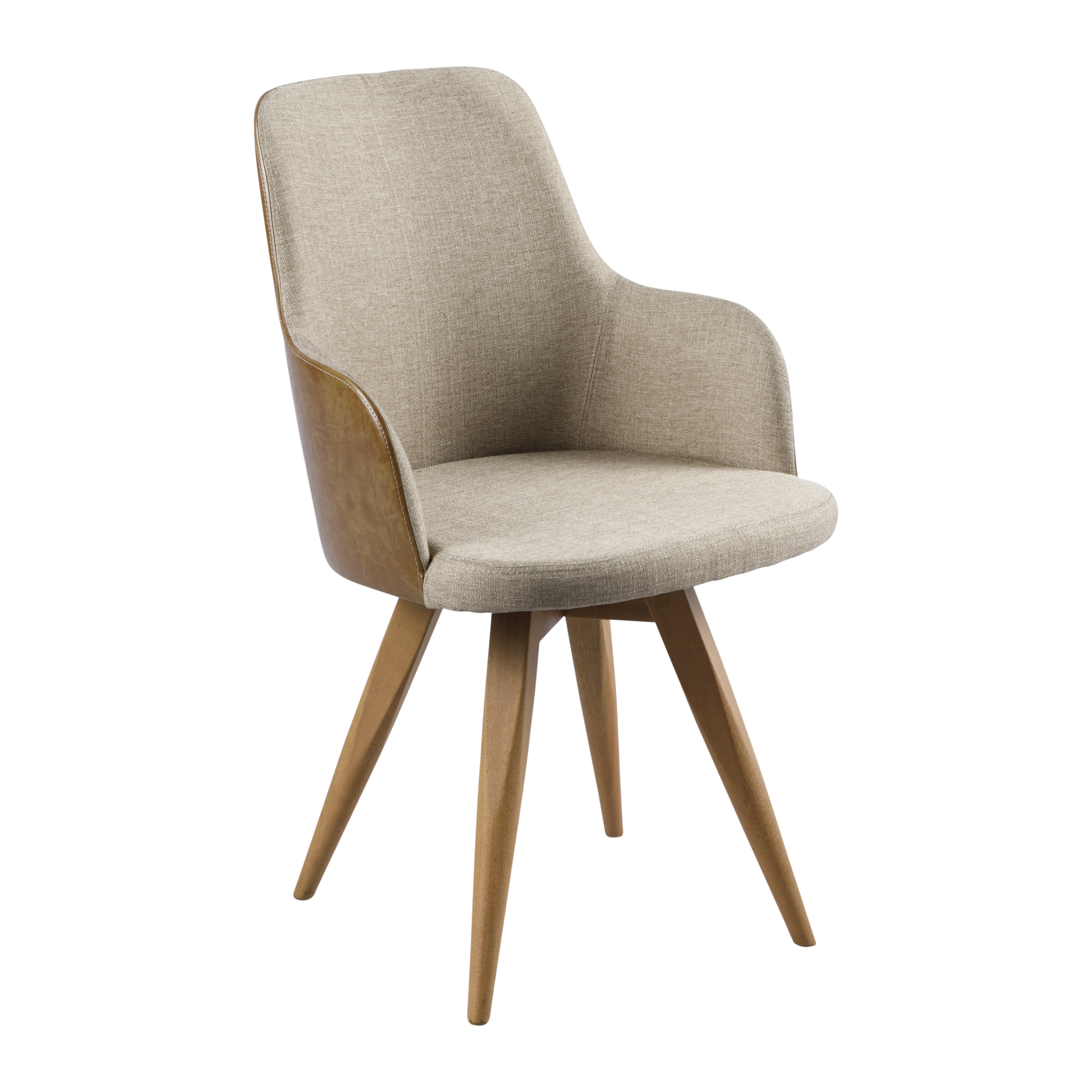 Cadeira Giratório(a) Carla Bege 0.56l X 0.48a X 0.46p