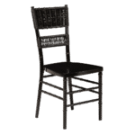 Cadeira Itália Ônix Encosto Palha